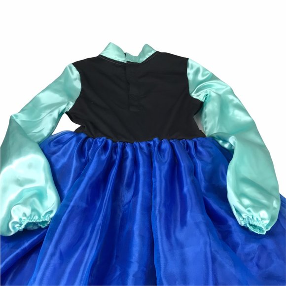 Halloween Costume Girl's Kid / Youth FROZEN Princess Anna Blue Full Tulle Skirt. - Picture 8 of 16